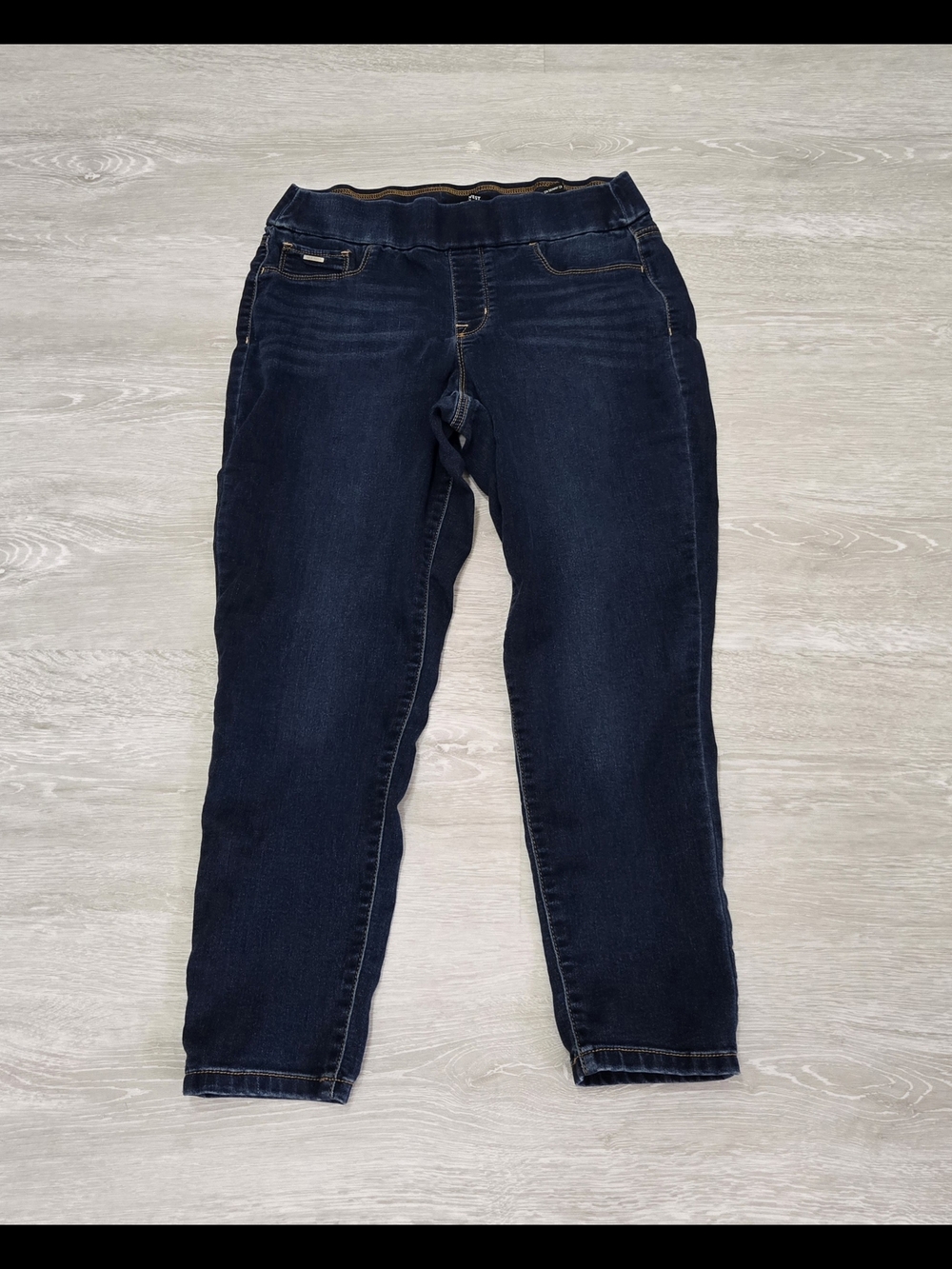 Nine West Dark Indigo Pull-On Jeggings